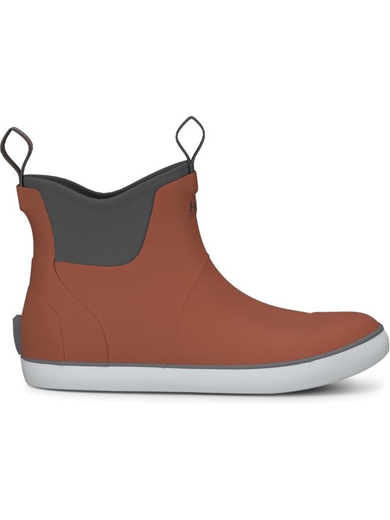 ?Men\'s Baked Clay High Top Comfortable Wide Toe Fishing Deck Boots